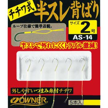 AS-14　半スレ背ばりチチワ式　(No.16534)